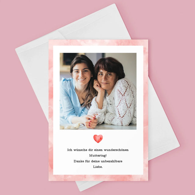 Foto Und Unterschrift: Urkunde Für Mama - Glückwunschkarte