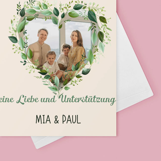 Foto Und Unterschrift: Vielen Dank Papa - Glückwunschkarte