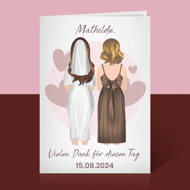 Avatar Creator: Trauzeugin - Glückwunschkarte