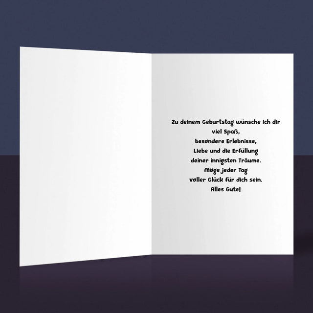 Fotocollage: 18 Bier - Glückwunschkarte