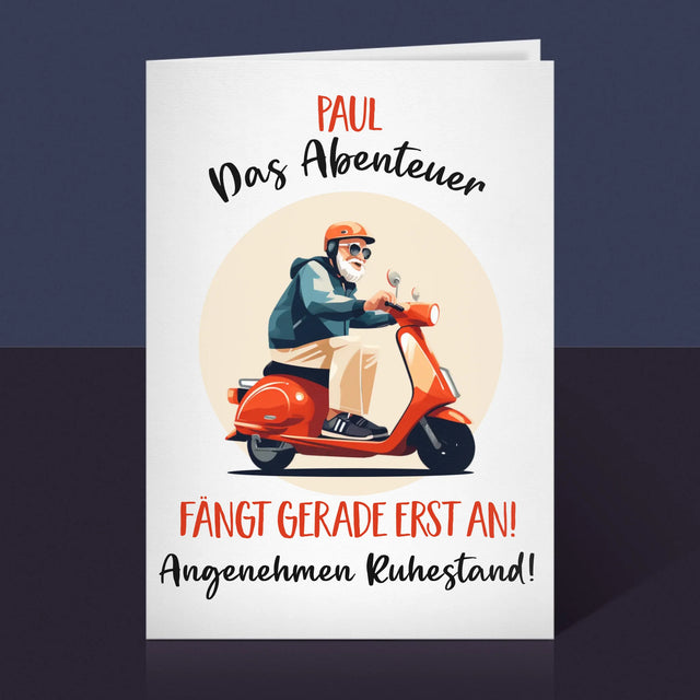 Name Und Unterschrift: Das Abenteuer Fängt Gerade Erst An - Glückwunschkarte