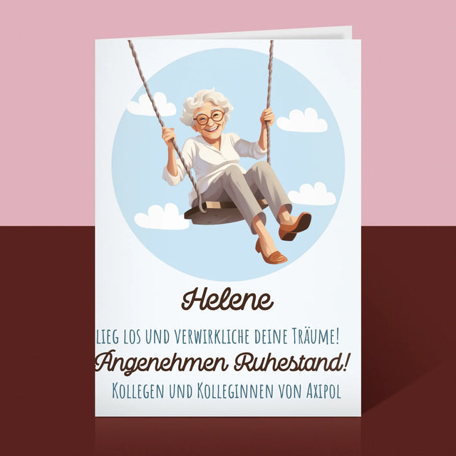 Name Und Unterschrift: Erfülle Deine Träume - Glückwunschkarte