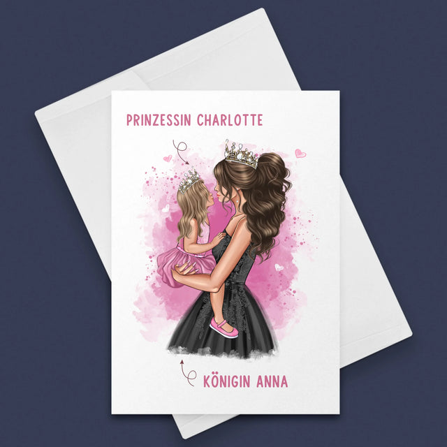 Avatar Creator: Mamas Prinzessin - Glückwunschkarte