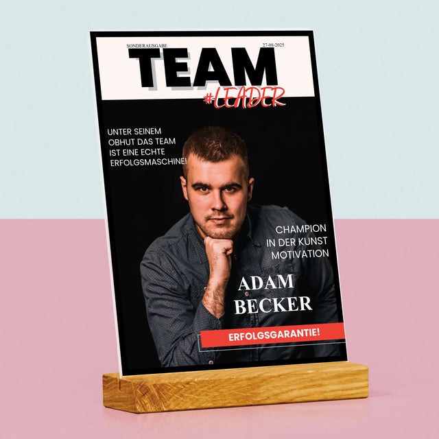 Magazin-Cover: Teamleiter - Druck Auf Acrylglas