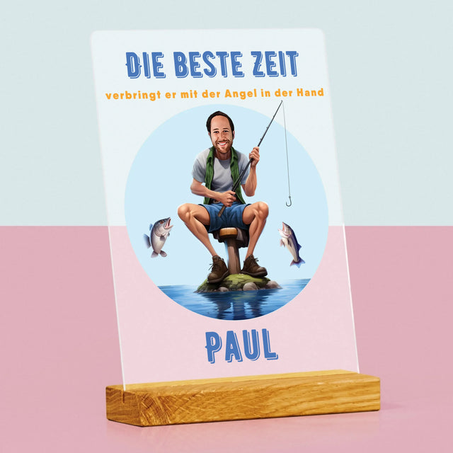 Foto und Bildunterschrift: Die schönste Zeit – Druck auf Acrylglas | DE