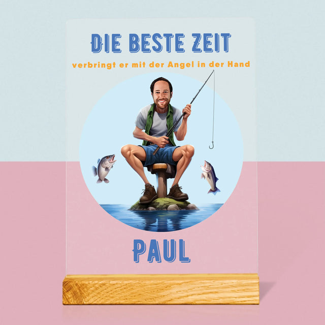 Foto und Bildunterschrift: Die schönste Zeit – Druck auf Acrylglas | DE