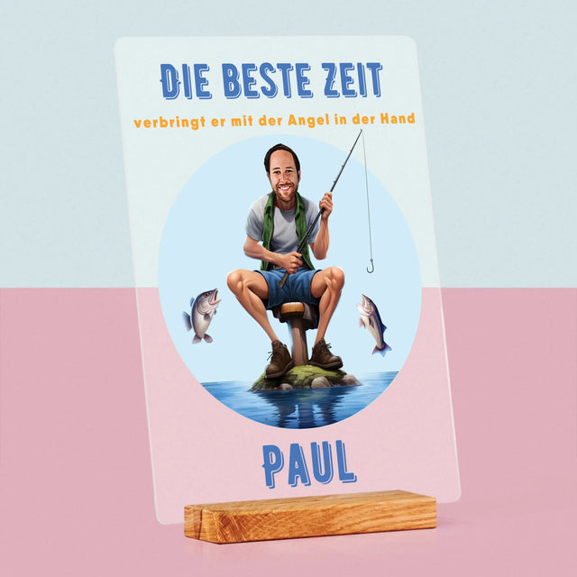 Foto und Bildunterschrift: Die schönste Zeit – Druck auf Acrylglas | DE