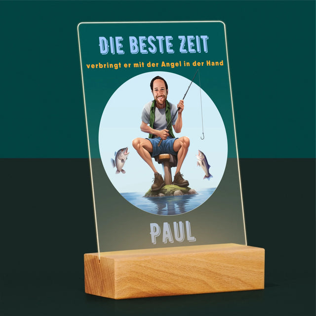 Foto und Bildunterschrift: Die schönste Zeit – Druck auf Acrylglas | DE