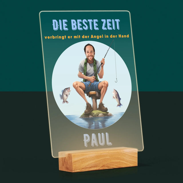 Foto und Bildunterschrift: Die schönste Zeit – Druck auf Acrylglas | DE