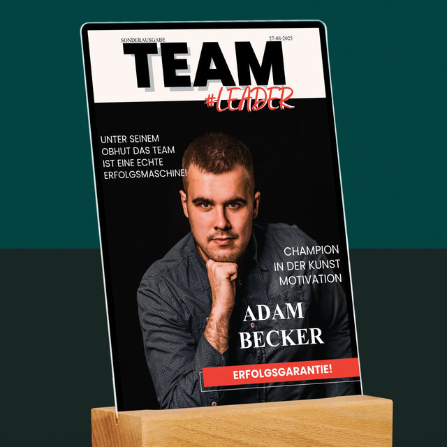 Magazin-Cover: Teamleiter - Druck Auf Acrylglas