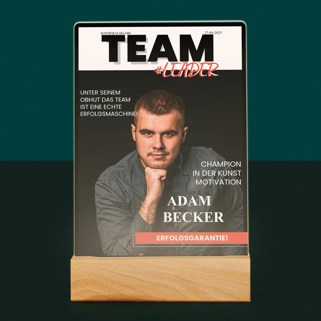 Magazin-Cover: Teamleiter - Druck Auf Acrylglas