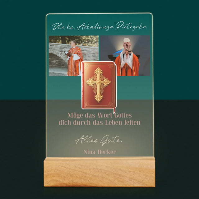 Fotocollage: Das Wort Gottes - Druck Auf Acrylglas