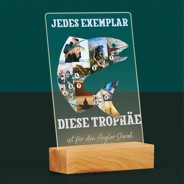Form-Collage: Exemplar Eines Anglers - Druck Auf Acrylglas