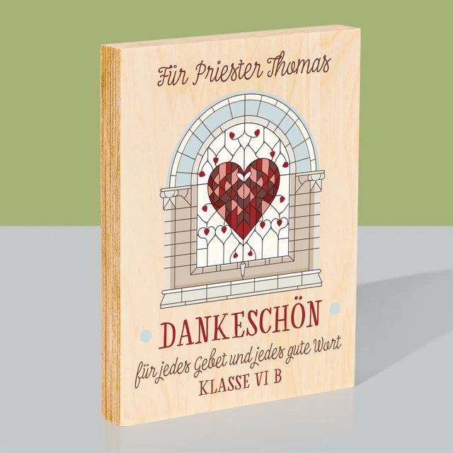 Name Und Unterschrift: Danke Für Jedes Gebet
- Druck Auf Holz