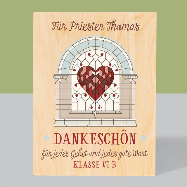 Name Und Unterschrift: Danke Für Jedes Gebet
- Druck Auf Holz