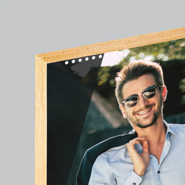 Foto Und Unterschrift: Geschäftsführer - Druck Auf Holz