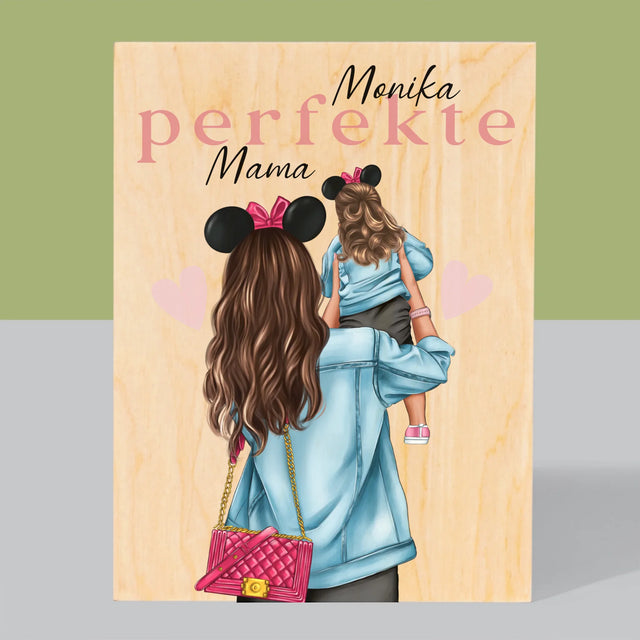 Avatar Creator: Perfekte Mama - Druck Auf Holz
