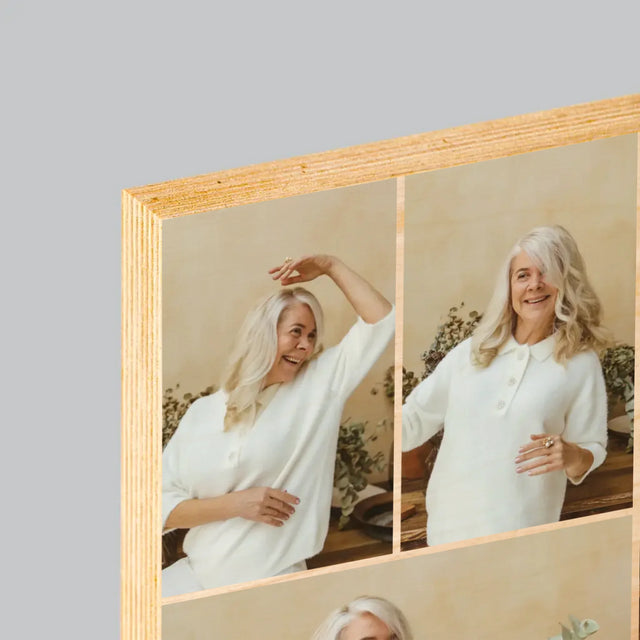 Fotocollage: Erfolgreicher Ruhestand - Druck Auf Holz