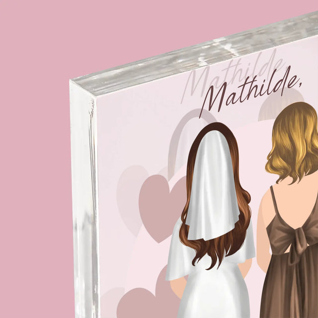 Avatar Creator: Trauzeugin - Acrylblock