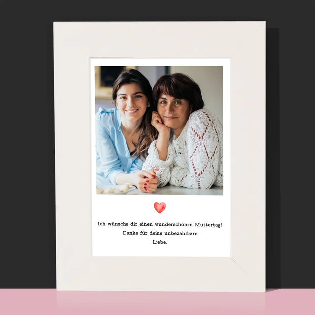 Foto Und Unterschrift: Urkunde Für Mama - Bilderrahmen