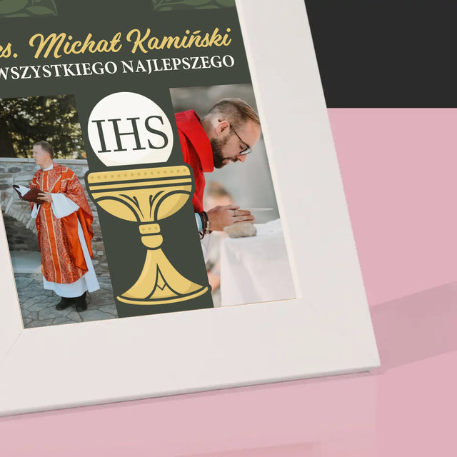 Fotocollage: Alles Gute - Kreuz - Bilderrahmen