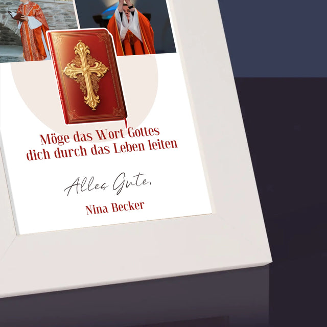 Fotocollage: Das Wort Gottes - Bilderrahmen