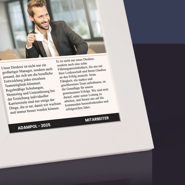 Magazin-Cover: Direktor - Bilderrahmen