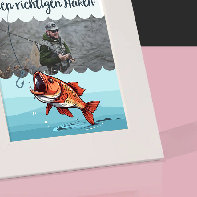 Foto Und Unterschrift: Den Haken Finden - Bilderrahmen