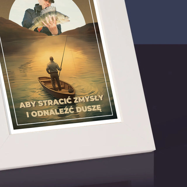 Foto Und Unterschrift: Ich Gehe An Den See - Bilderrahmen