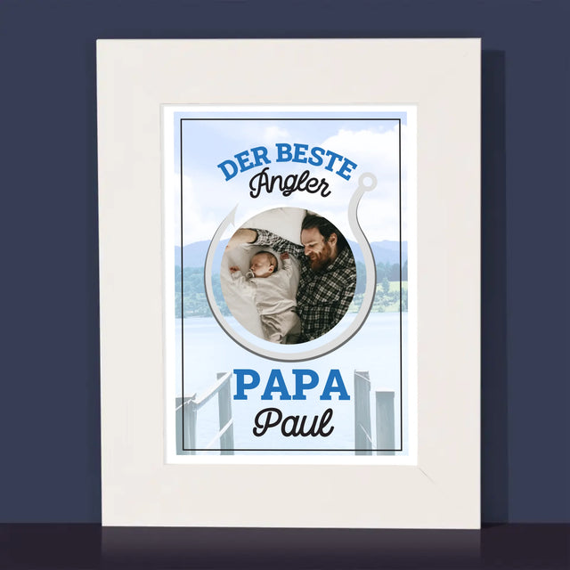 Foto Und Unterschrift: Bester Angel-Vater - Bilderrahmen