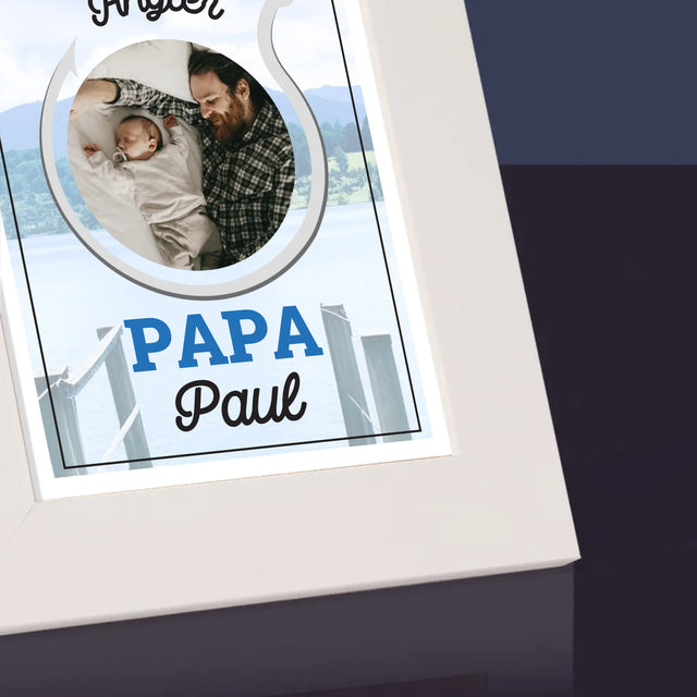 Foto Und Unterschrift: Bester Angel-Vater - Bilderrahmen