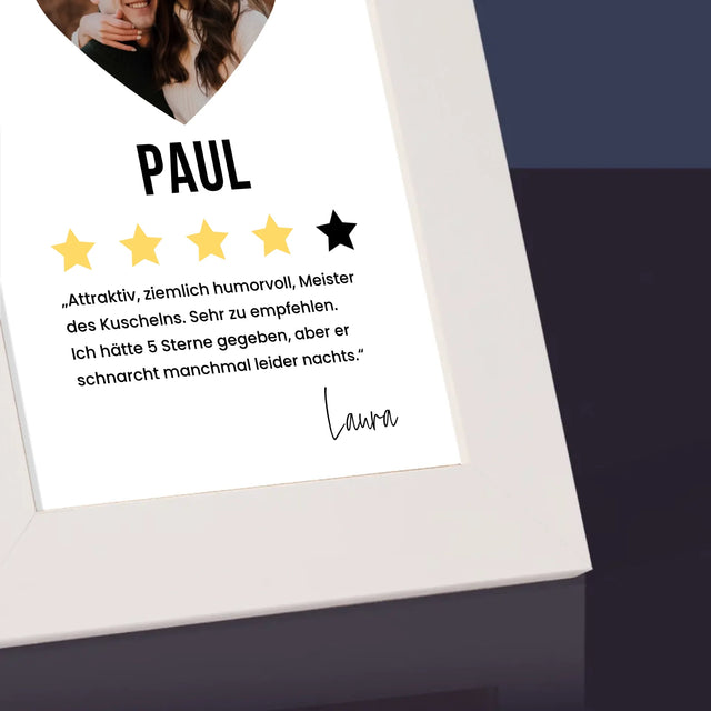 Foto Und Unterschrift: Bester Freund-Empfohlen - Bilderrahmen