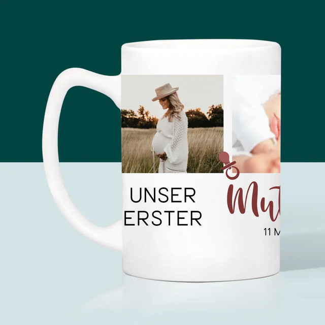 Fotocollage: Unser Erster Muttertag - Tasse