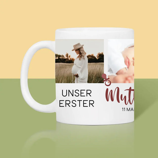 Fotocollage: Unser Erster Muttertag - Tasse