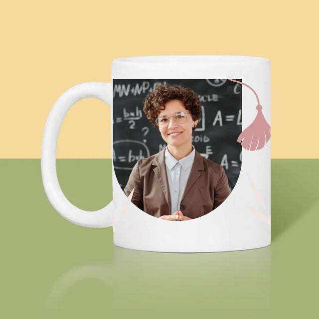 Foto Und Unterschrift: Die Beste Lehrerin Unter Der Sonne - Tasse