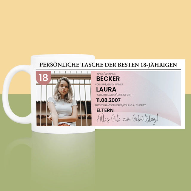 Foto Und Unterschrift: Personalausweis - Tasse