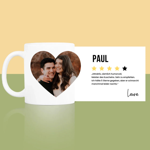 Foto Und Unterschrift: Bester Freund-Empfohlen - Tasse