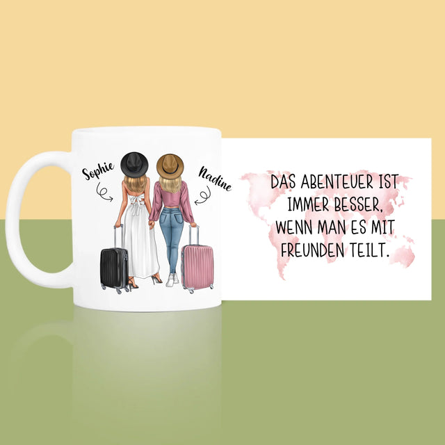 Avatar Creator: Reisende Freundinnen - Tasse