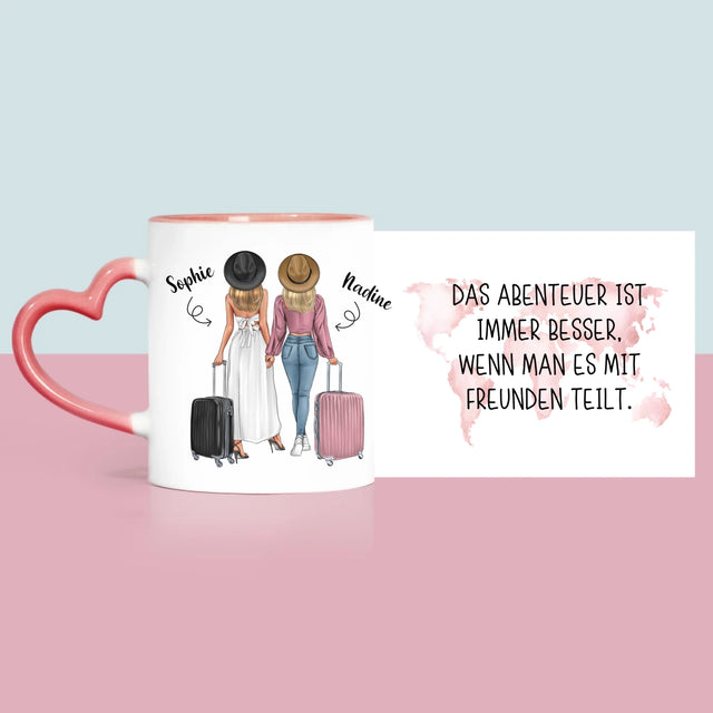 Avatar Creator: Reisende Freundinnen - Tasse