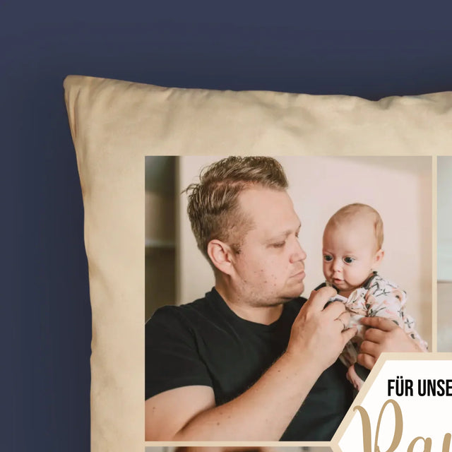 Fotocollage: Für Unseren Papa - Kissen