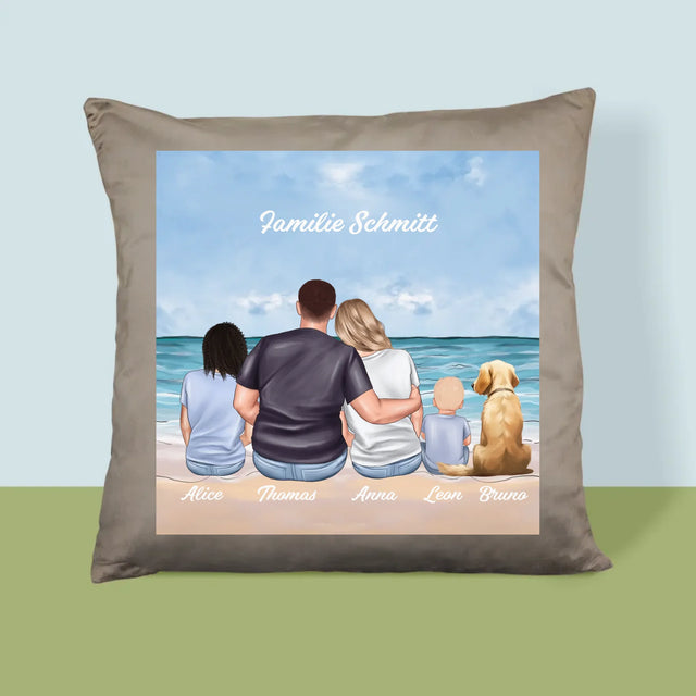 Avatar Creator: Familienporträt - Kissen