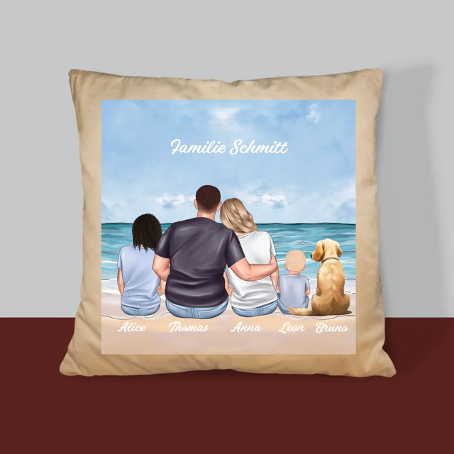 Avatar Creator: Familienporträt - Kissen