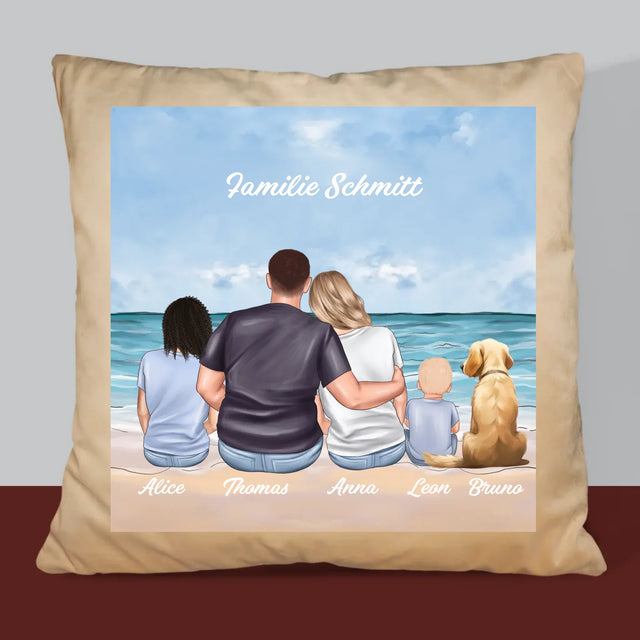 Avatar Creator: Familienporträt - Kissen