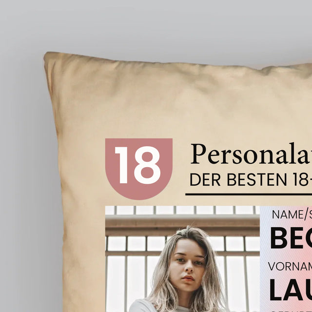 Foto Und Unterschrift: Personalausweis - Kissen