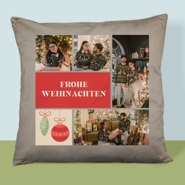 Fotocollage: Weihnachtsfotos - Kissen