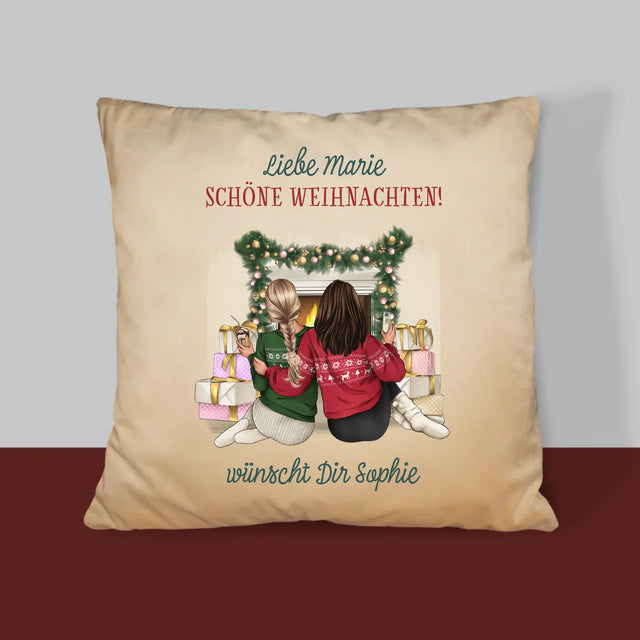Avatar Creator: Weihnachten Freundinnen - Kissen