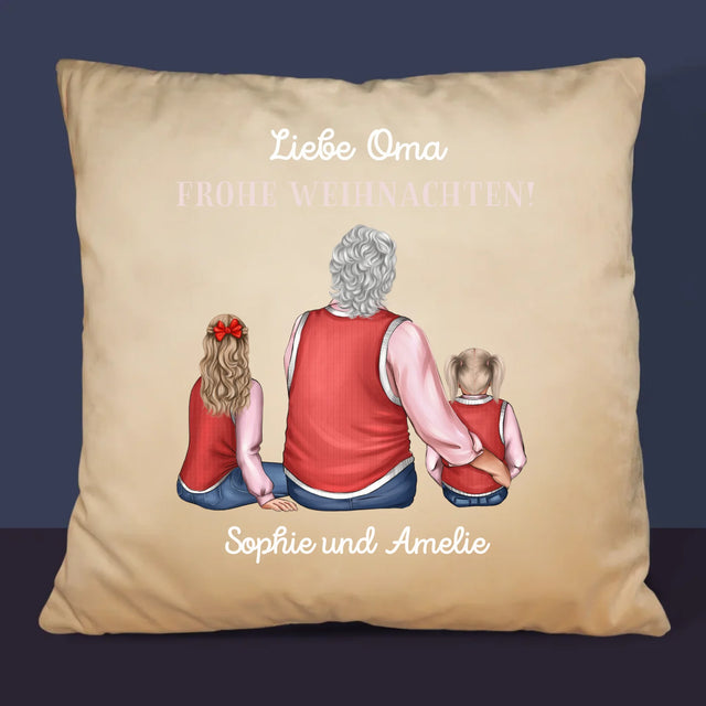 Avatar Creator: Frohe Weihnachten, Oma! - Kissen
