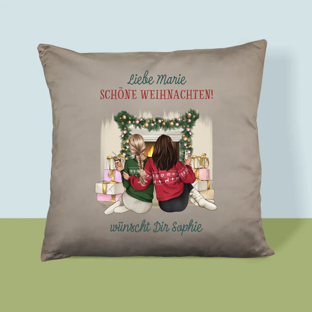 Avatar Creator: Weihnachten Freundinnen - Kissen