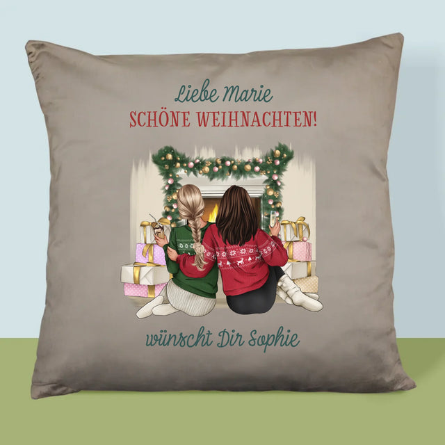 Avatar Creator: Weihnachten Freundinnen - Kissen