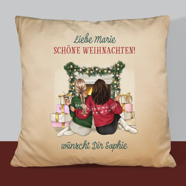 Avatar Creator: Weihnachten Freundinnen - Kissen